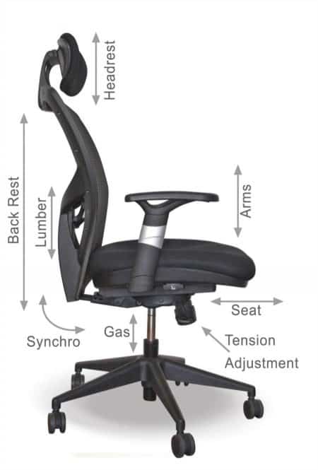 Falcon high back chair