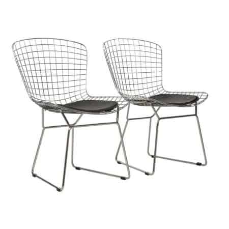 Diamond mesh chairs